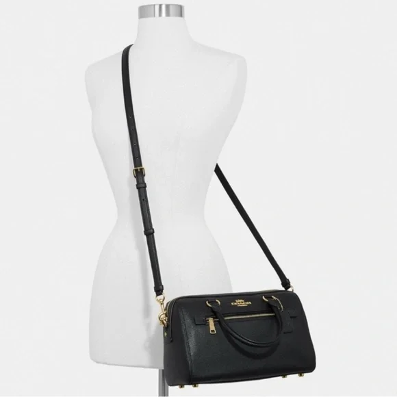 Coach Black Leather Handbag - Picture 6 of 13